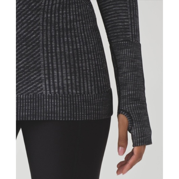 Lululemon Restless Pullover In Heathered Black - Picture 3 of 7